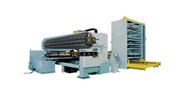 300 set tool can be storaged magazine and all auto index type press head adopted.